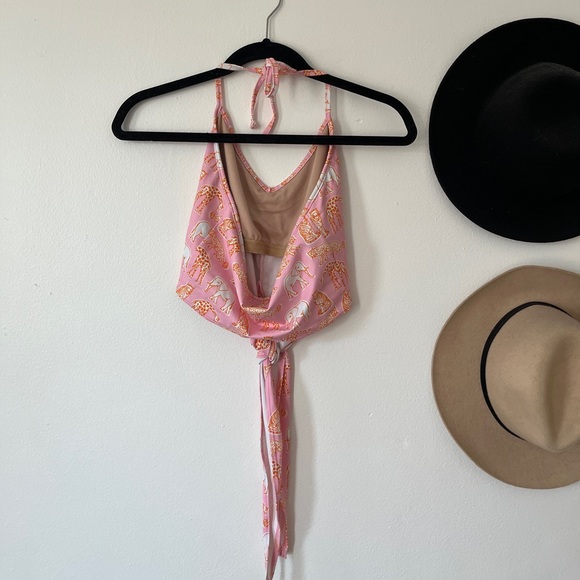 Kortni Jeane Tied Up Swim Top - Picture 2 of 3